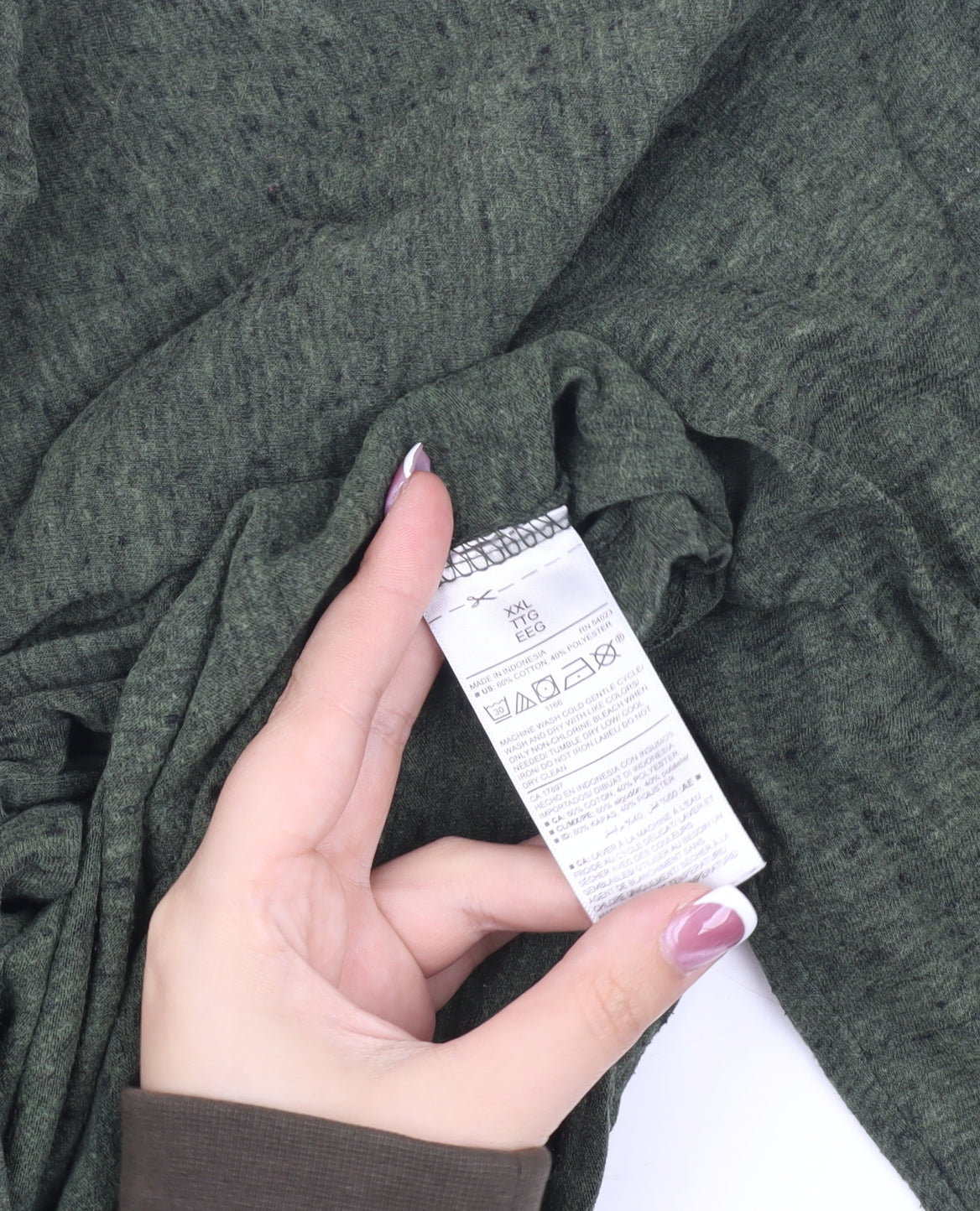 Old Navy Men's Green Henley Long Sleeve T-Shirt 2XL