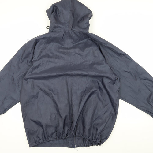 Outdoor Sportswear Men's Blue Windbreaker Jacket L