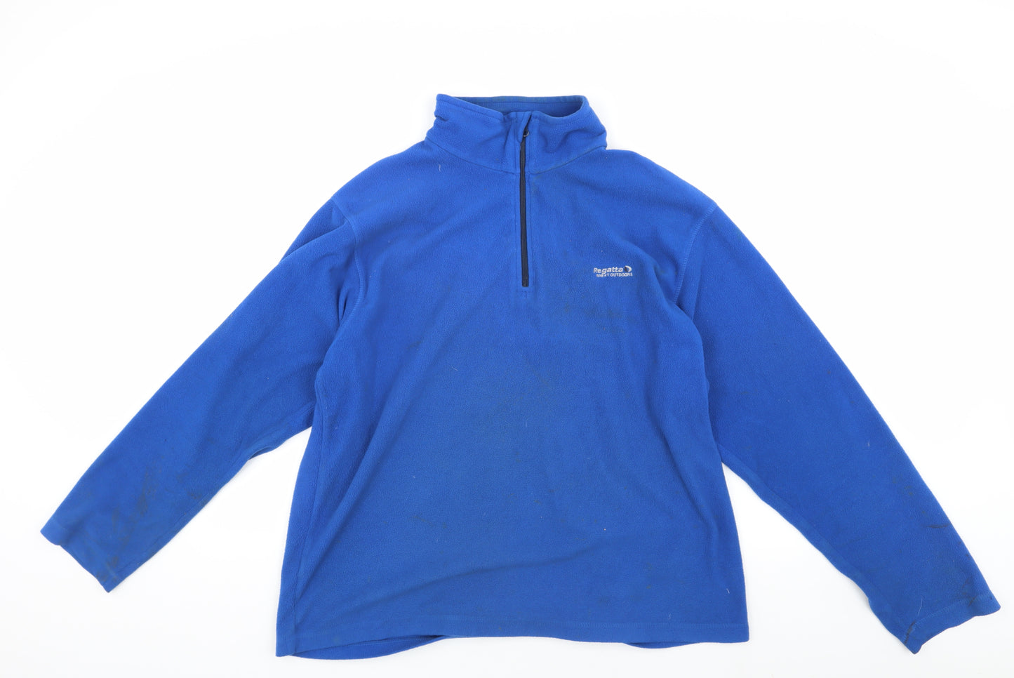 Regatta Mens Blue XL Fleece 1/4 Zip Sweatshirt