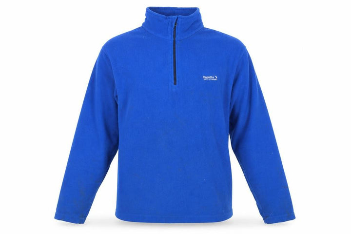 Regatta Mens Blue XL Fleece 1/4 Zip Sweatshirt