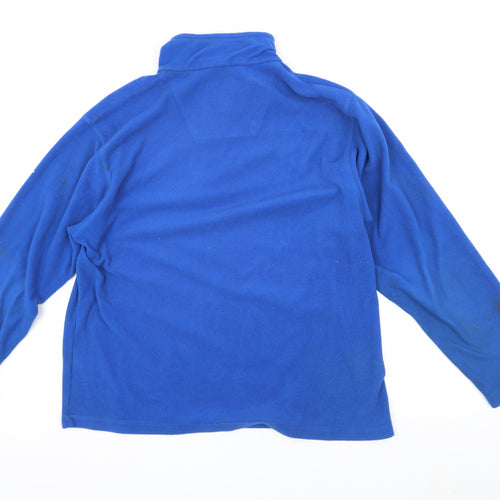 Regatta Mens Blue XL Fleece 1/4 Zip Sweatshirt