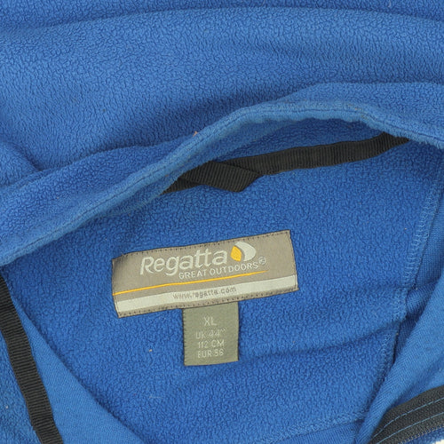 Regatta Mens Blue XL Fleece 1/4 Zip Sweatshirt