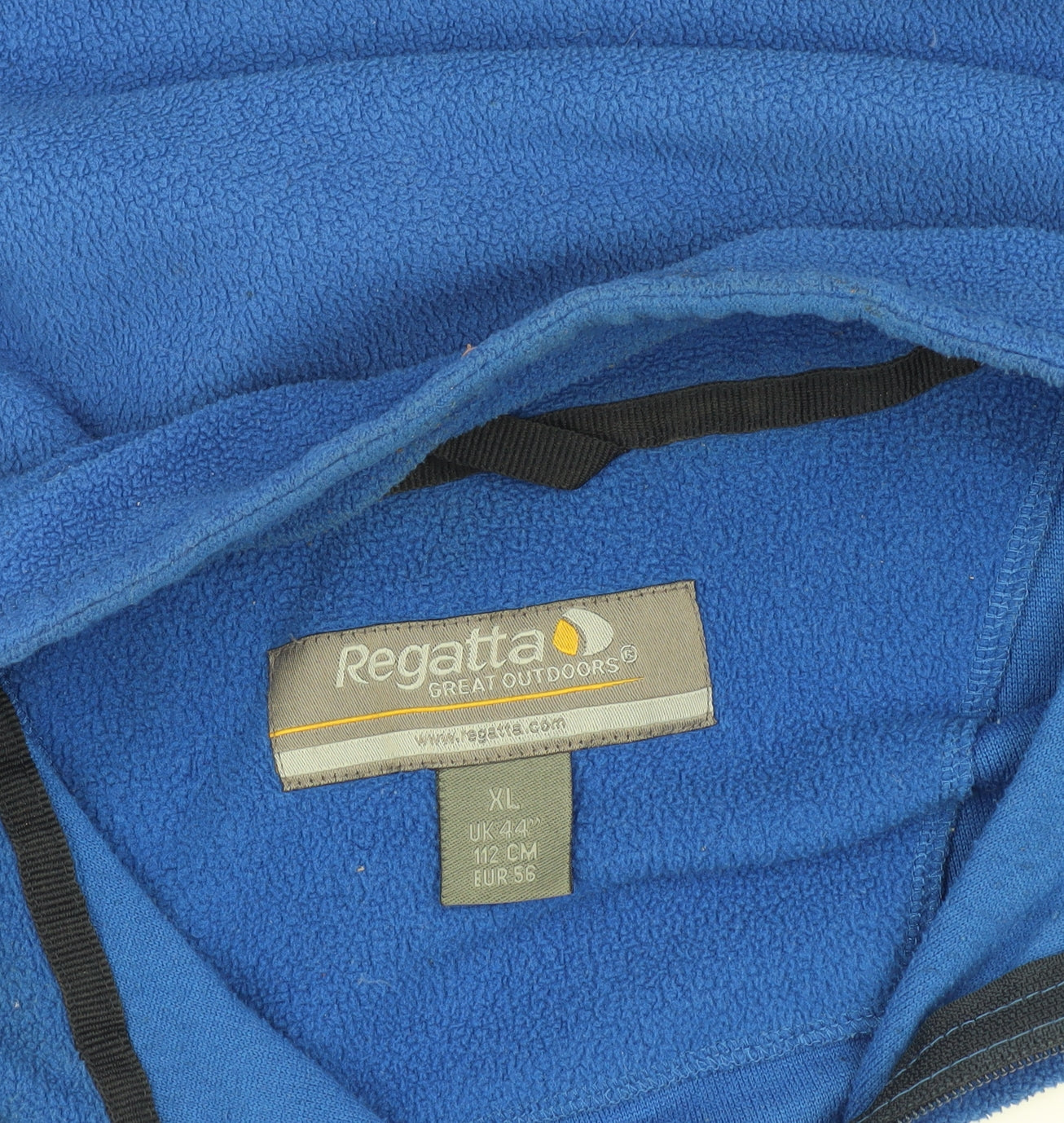 Regatta Mens Blue XL Fleece 1/4 Zip Sweatshirt