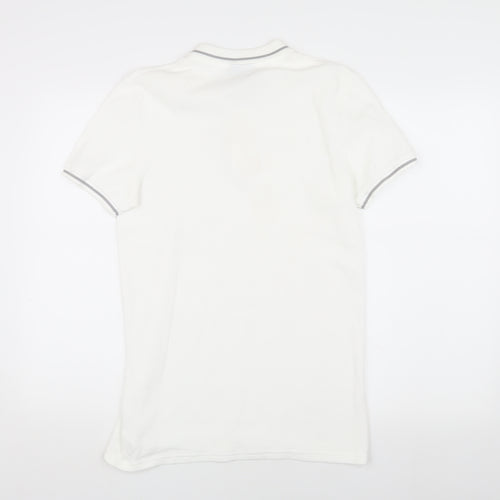 McKenzie Men's White Polo Shirt, Size S, Casual Cotton