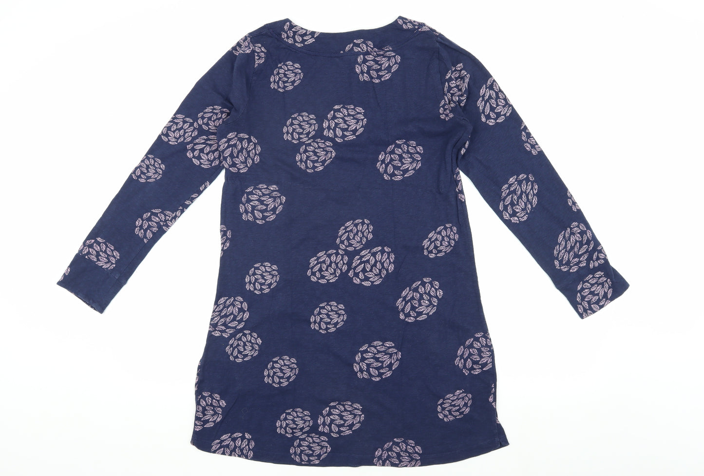 White Stuff Women's Blue Floral Tunic, Size 10