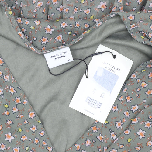 Jacqueline de Yong Women's Floral Wrap Dress Size 6