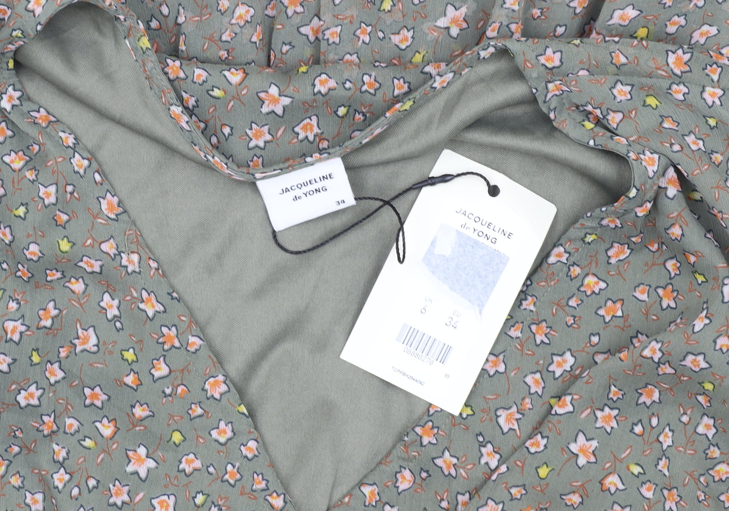 Jacqueline de Yong Women's Floral Wrap Dress Size 6