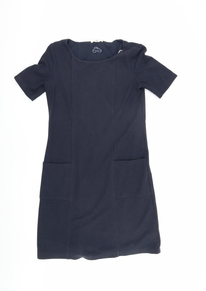 White Stuff Women's Blue Shift Dress Size 10