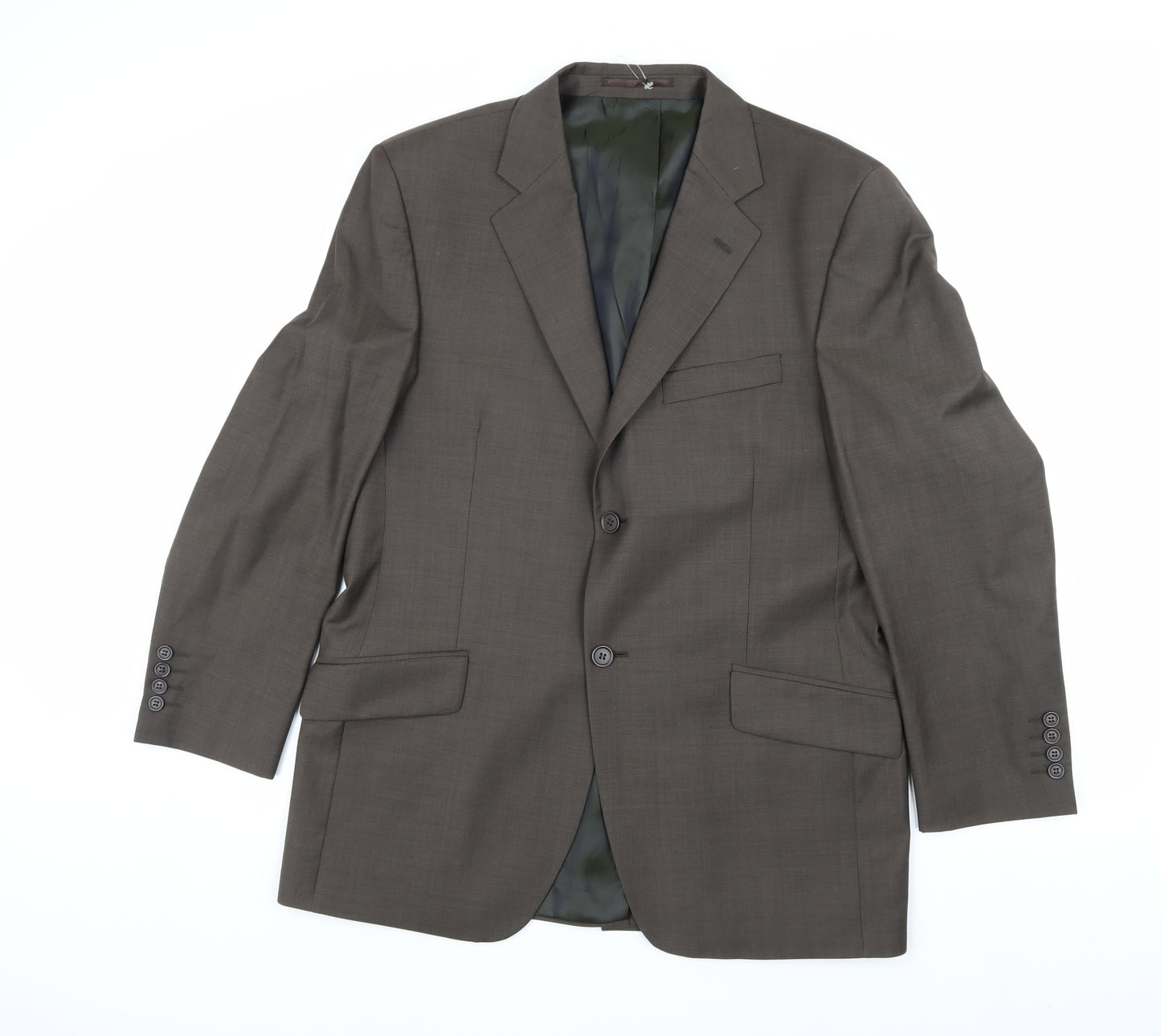 Daniel Hechter Men's Brown Wool Blazer, Size 40S