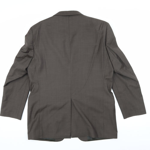 Daniel Hechter Men's Brown Wool Blazer, Size 40S