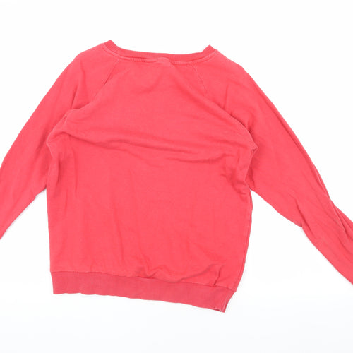 Coca-Cola Women's Red Sweatshirt Size 10