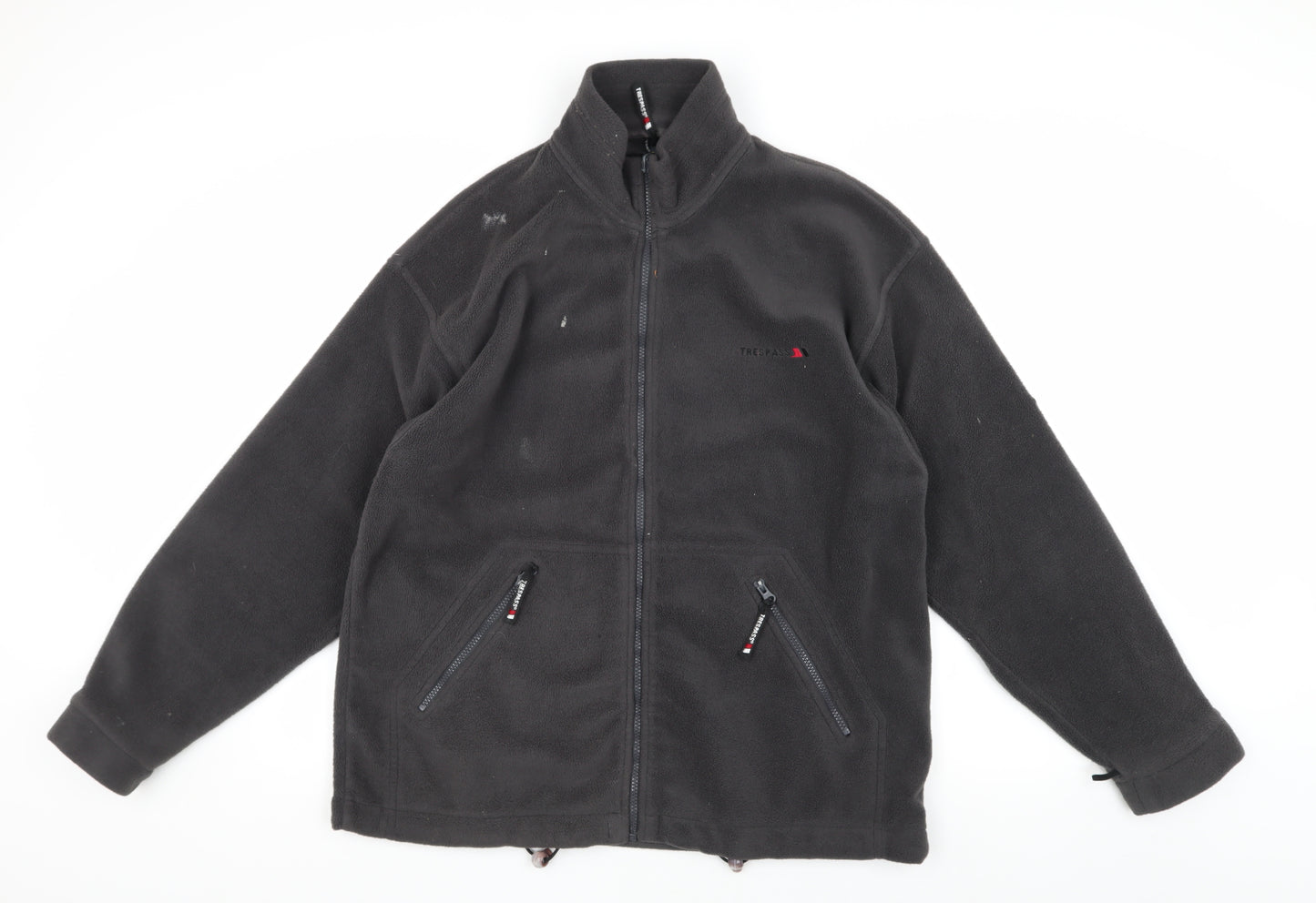 Trespass Men's Black Fleece Jacket, Size M, Full Zip
