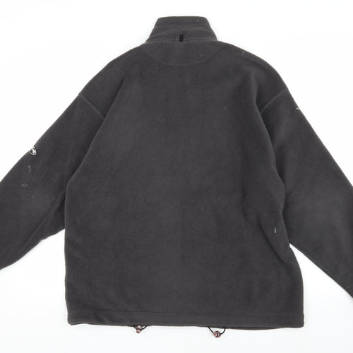 Trespass Men's Black Fleece Jacket, Size M, Full Zip