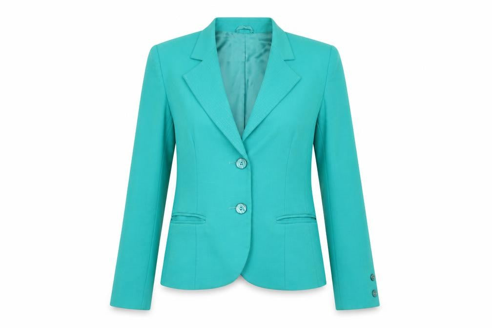 Front view of Windsmoor Women's Green Suit Jacket, size 10