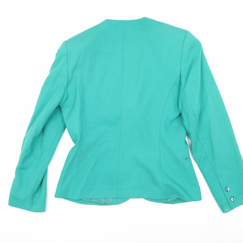 Windsmoor Women's Green Suit Jacket Size 10