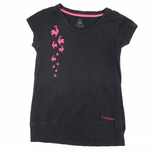 Le Coq Sportif Women’s Black T-Shirt Size 12
