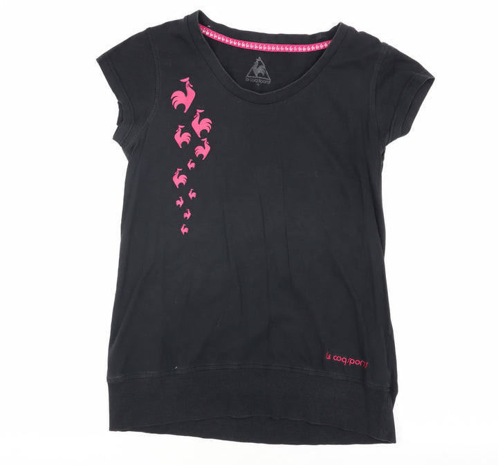 Le Coq Sportif Women’s Black T-Shirt Size 12