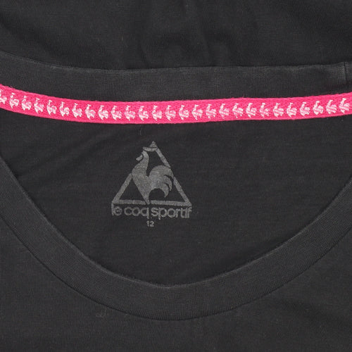 Le Coq Sportif Women’s Black T-Shirt Size 12