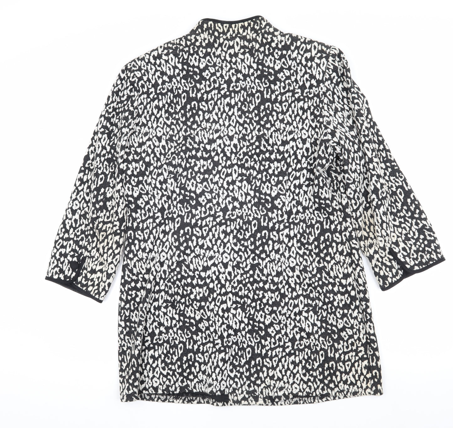 Viyella Women's Black Animal Print Jacket Size 12