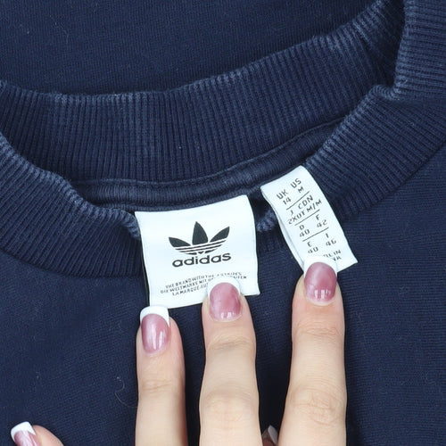 Adidas Women's Blue Pullover Sweatshirt Size 12