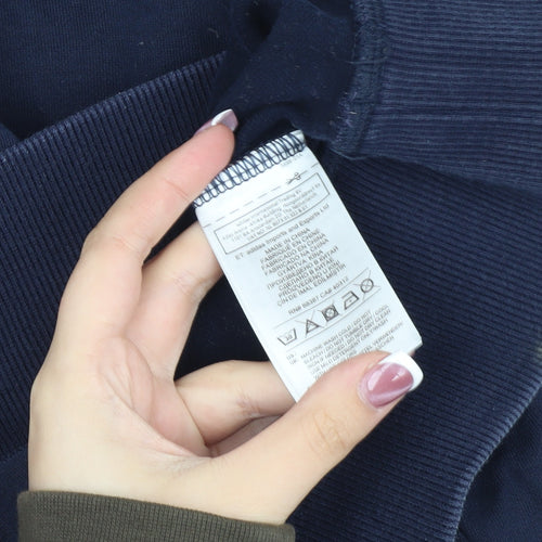 Adidas Women's Blue Pullover Sweatshirt Size 12