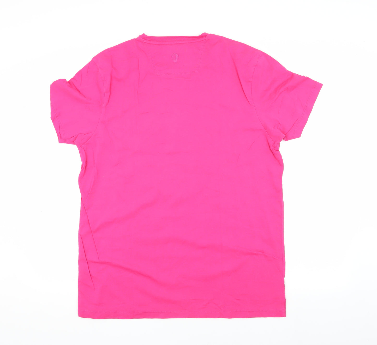 Ben Sherman Men's Grey Graphic Print T-Shirt, L, Short Sleeve