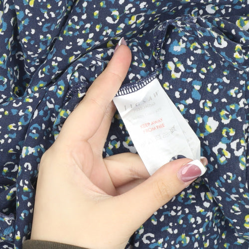 Jigsaw Women's Multicoloured Pyjama Top L, Chemise Style