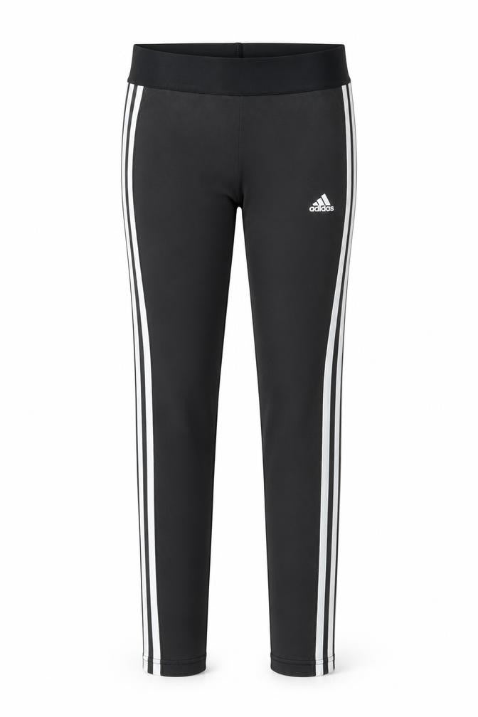 Front view of Adidas Women's Black Track Pants, size S, Gym Activewear