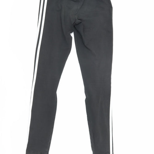 Adidas Women's Black Track Pants, Size S, Gym Activewear