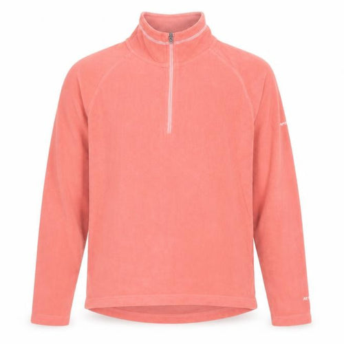 Trespass Pink Unisex XL Fleece Sweatshirt 1/2 Zip