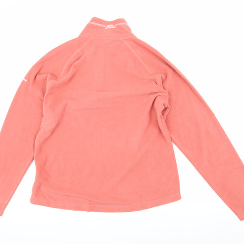 Trespass Pink Unisex XL Fleece Sweatshirt 1/2 Zip