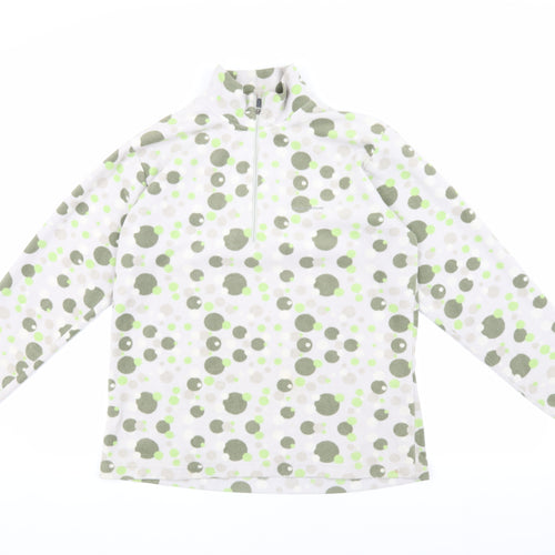 Craghoppers Women's Multicoloured Polka Dot Fleece Sweatshirt Size 14