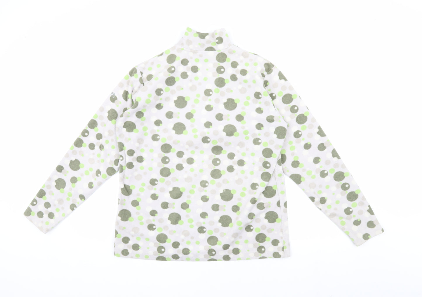 Craghoppers Women's Multicoloured Polka Dot Fleece Sweatshirt Size 14