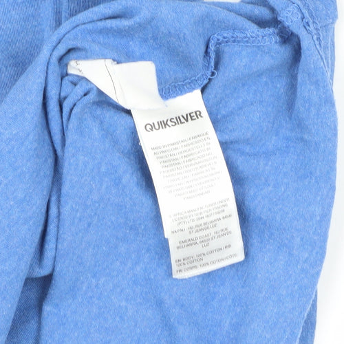 Quiksilver Boys Blue Long Sleeve T-Shirt Size 12 Graphic