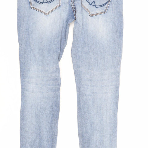 Superdry Women's Blue Skinny Jeans Size 6