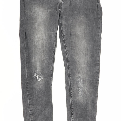 Superdry Women's Grey Skinny Jeans Size L