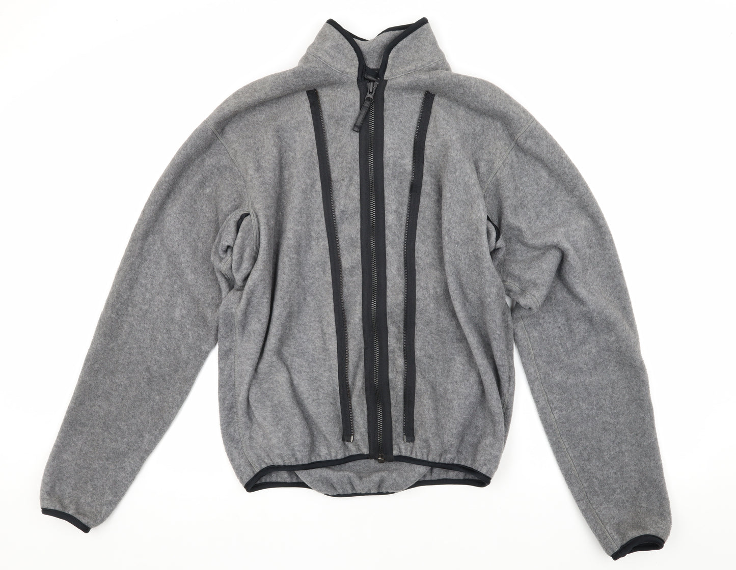 DKNY Men's Grey Fleece Basic Jacket M
