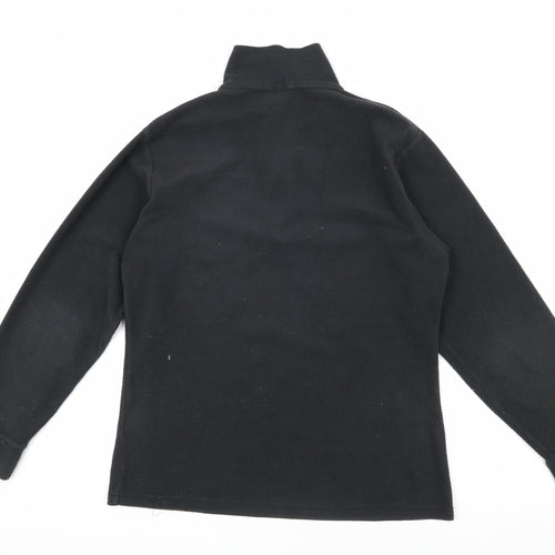 Trespass Men's Black Fleece 1/4 Zip Sweatshirt M