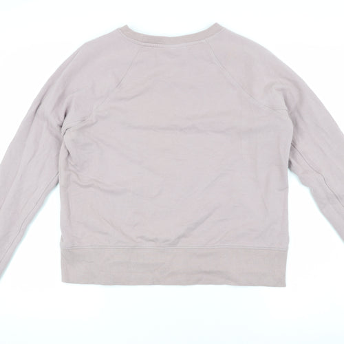 DKNY Women's Beige Logo Sweatshirt Size S