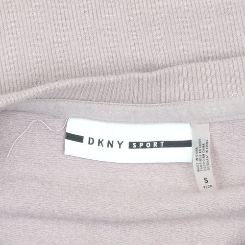 DKNY Women's Beige Logo Sweatshirt Size S