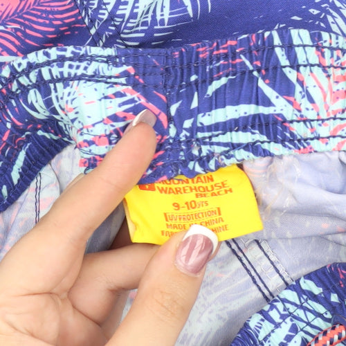 Mountain Warehouse Boys Floral Multicolour Beach Shorts 9-10 Years