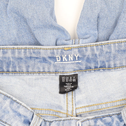 DKNY Women's Blue Boyfriend Jeans Size 4 Distressed