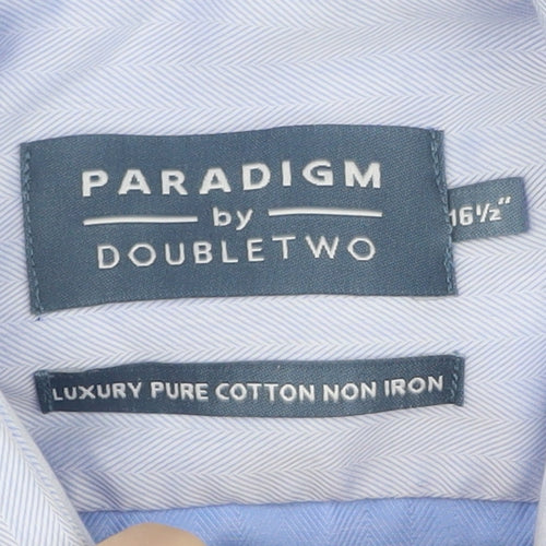 Paradigm Double Two Men's Blue Long Sleeve Shirt