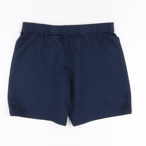 Nike Boys Blue Athletic Football Shorts, Size 6-7 Years