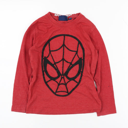 Rock 'N' Roll Pirates Boys Spider-Man Red T-Shirt 5-6 Years