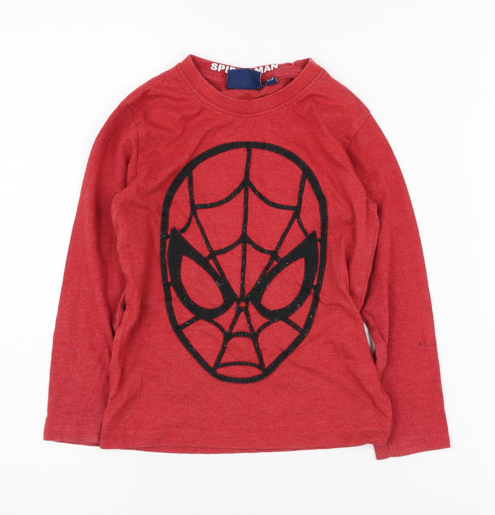 Rock 'N' Roll Pirates Boys Spider-Man Red T-Shirt 5-6 Years