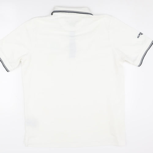 Glenmuir Men's White Polo Shirt - Medium, Golf Performance