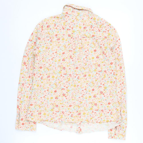 WoolOvers Women's Floral Cotton Blouse XS Multicoloured