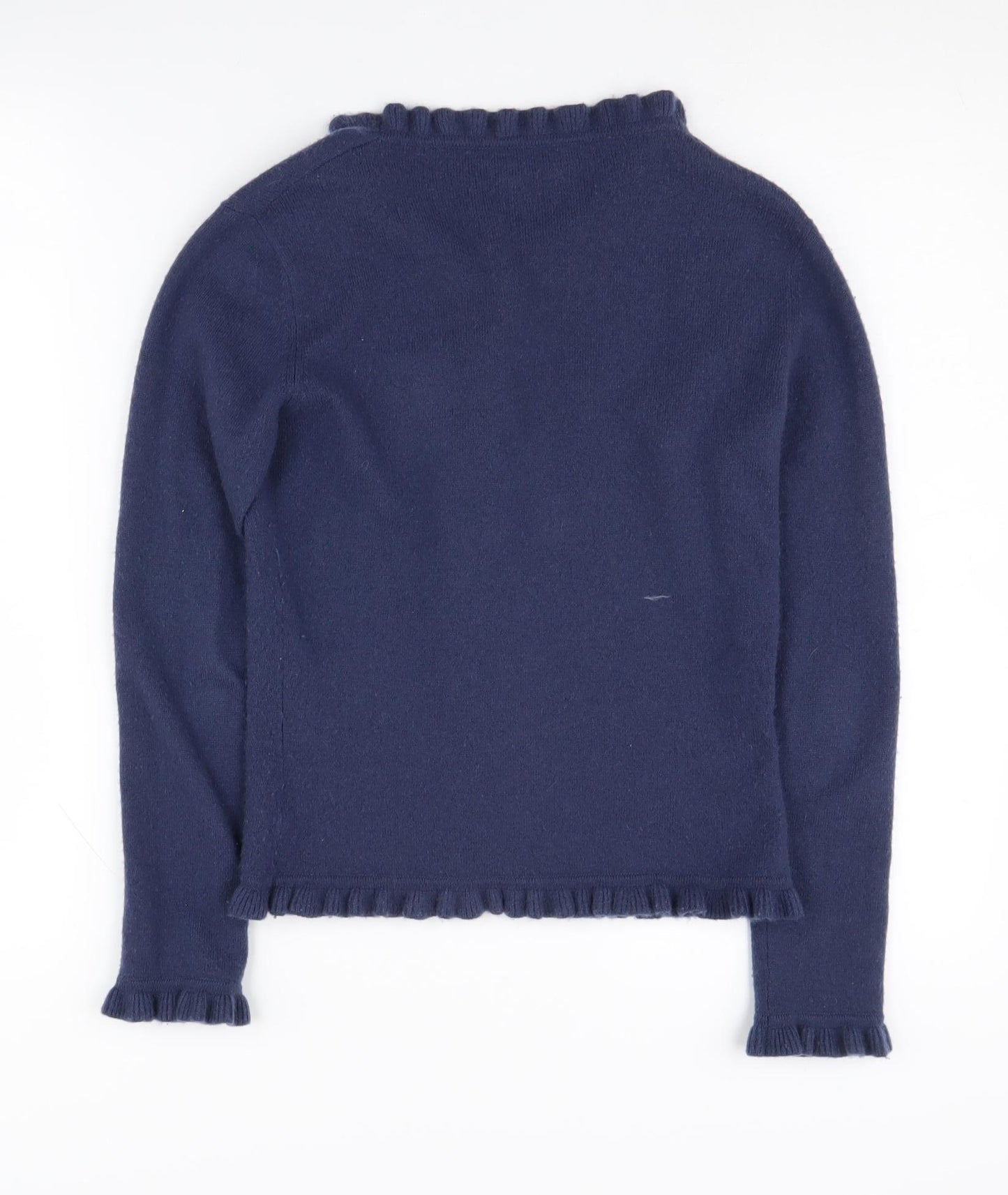 Pure Collection Women's Blue Cashmere Cardigan Size 8