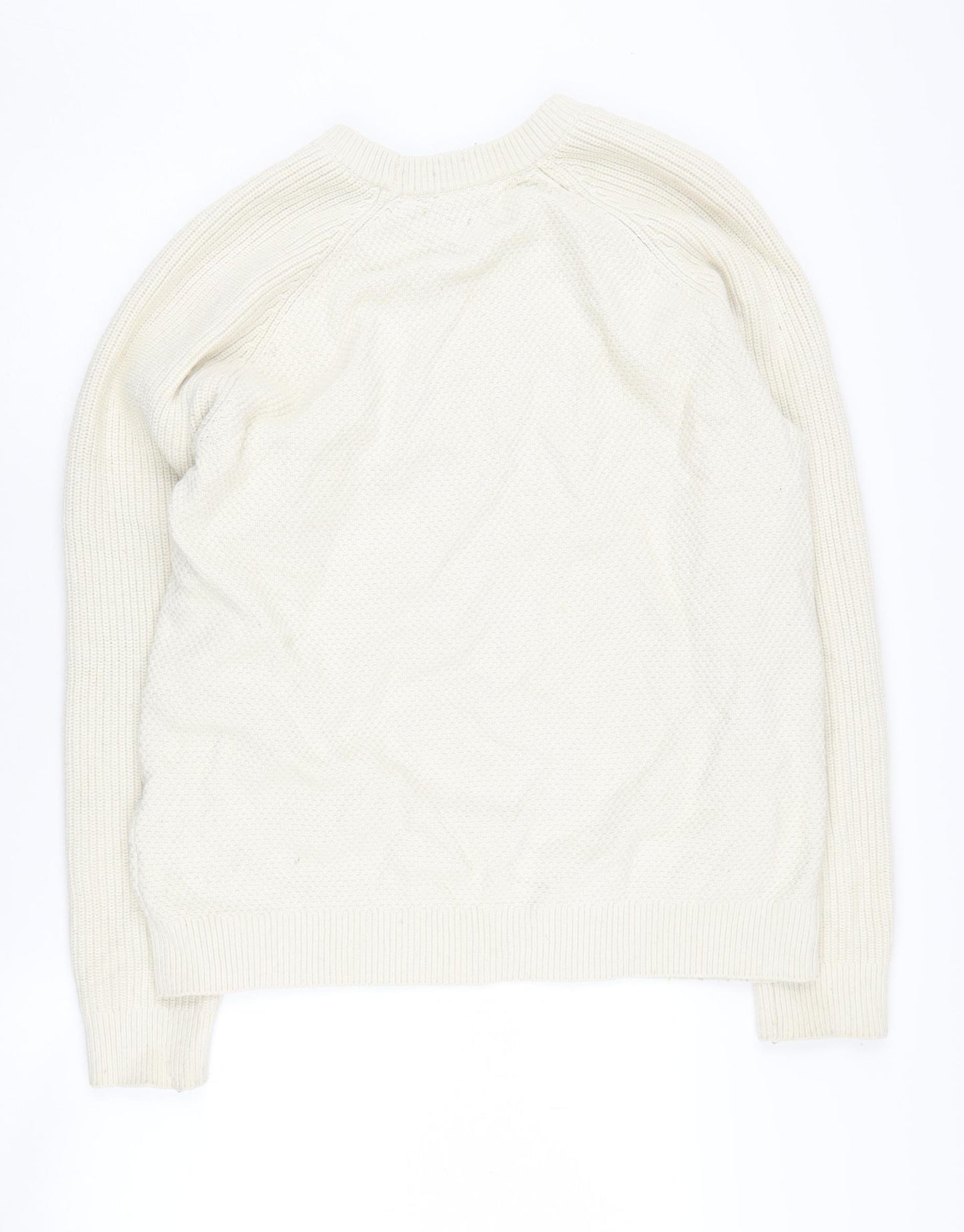 GAP Women's Ivory Cable-Knit Pullover Jumper, Size L